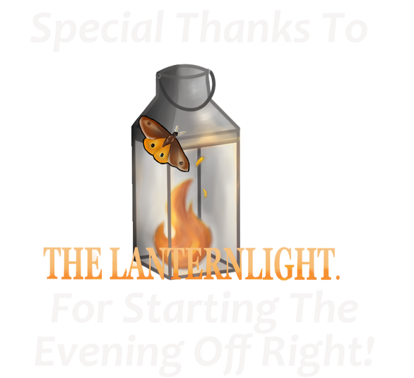 Special thanks to Lantern Light for starting the night off right!